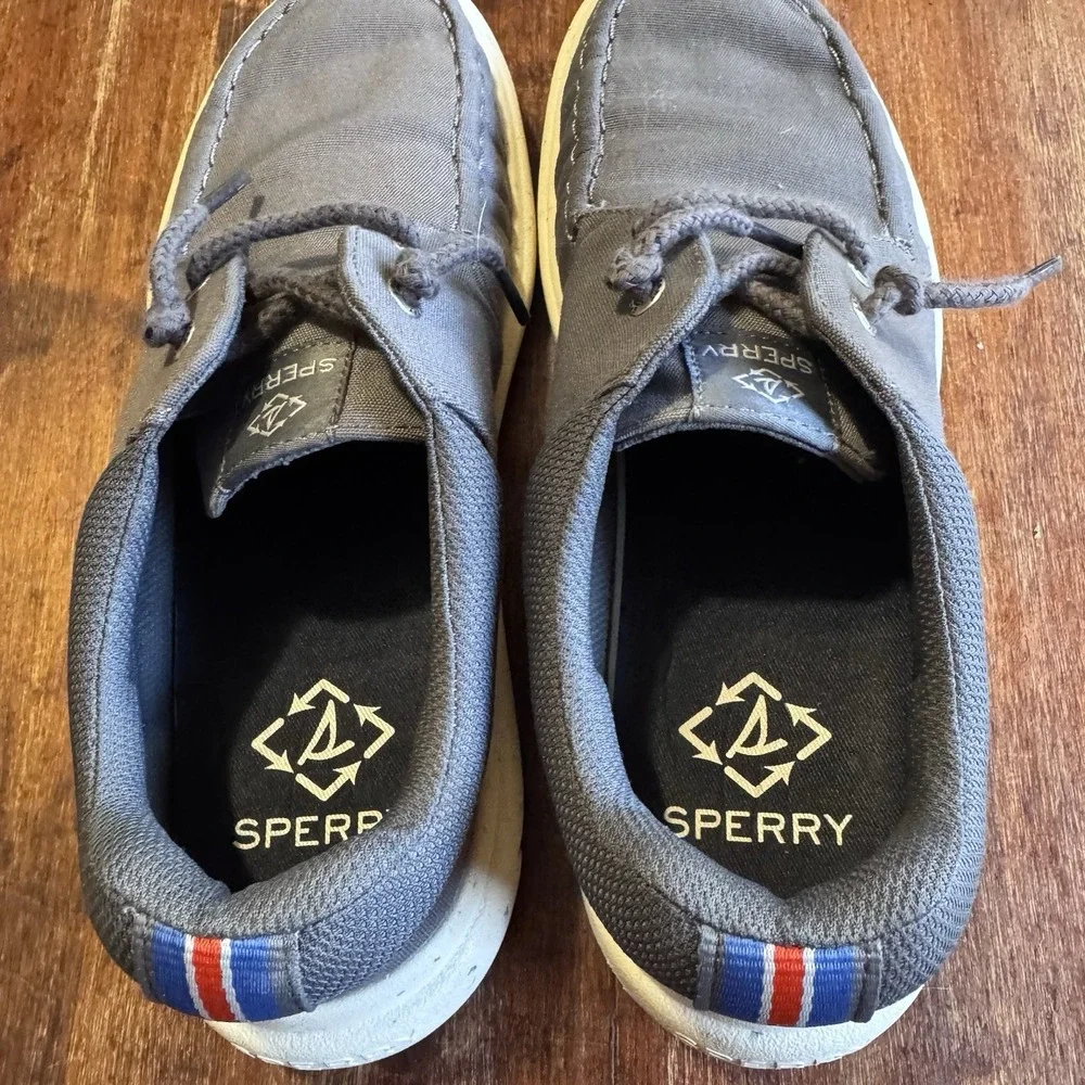 Sperry‎ Captain Moc rubber-soled shoes Women's Size 7.5 Gray